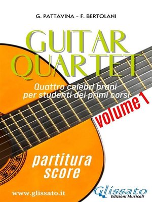 cover image of Guitar Quartet Volume1--partitura